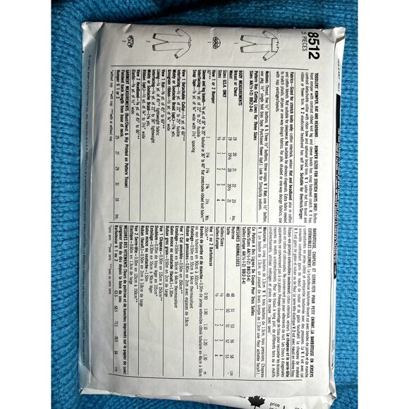 Simplcity 8512 toddlers jumpsuit romper hat headband size 2-4 - Picture 3 of 5